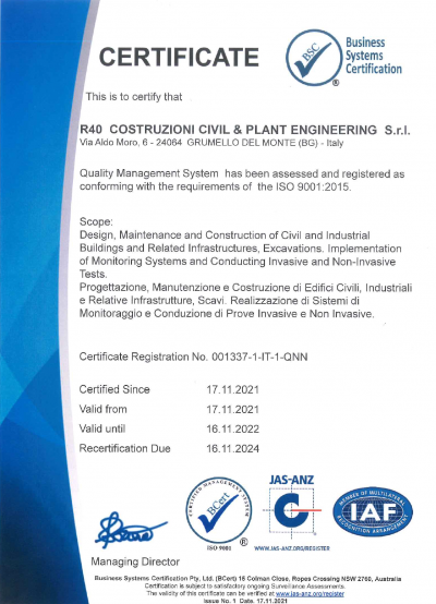 Certificazione Certificazione